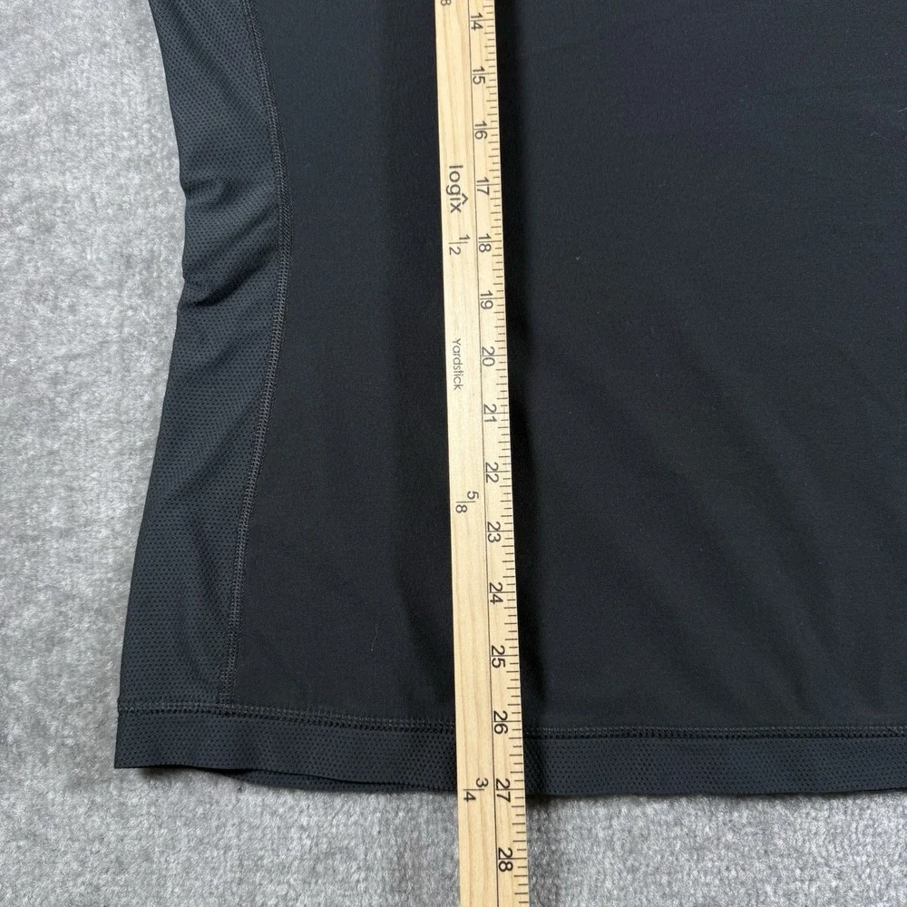 Nike Shirt Women's XXL Black Fit Dry Long Sleeve V Neck Performance Stretch